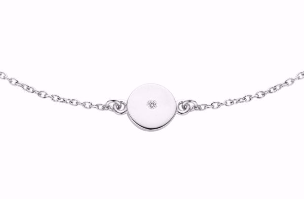 Bilde av Pulse armbånd, sølv med diamant 0,01ct W/VS