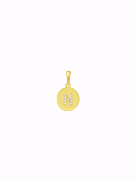 Bilde av 140092 GD CLASSIC BOKSTAV GULLTAGS - N - LEVERES UTEN KJEDE