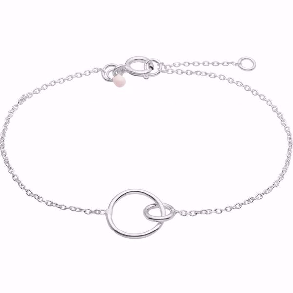 Bilde av Bracelet Double Circle, Sølv