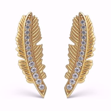 Bilde av Fira Earring, Gullforgylt