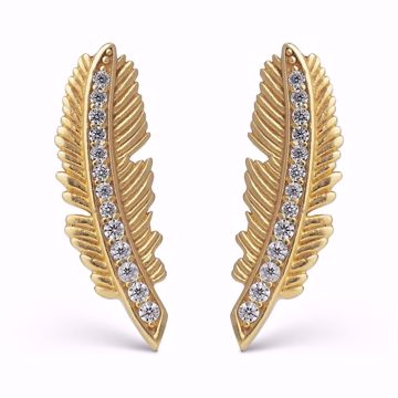 Bilde av Fira Earring, Gullforgylt