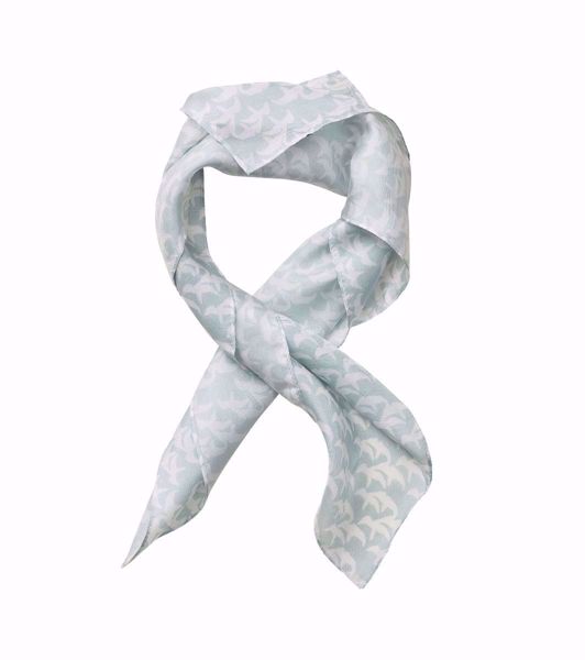 Bilde av Birds Silk Scarf Sky