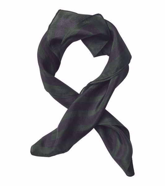 Bilde av Square Silk Scarf Forest