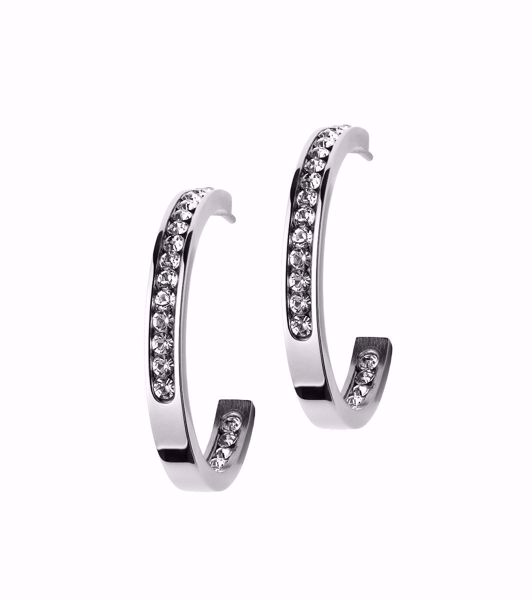 Bilde av 105849 ANDORRA EARRINGS SMALL STEEL