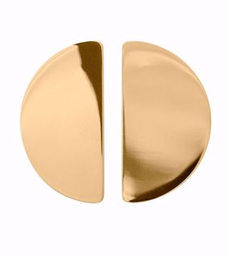 Bilde av 109286 SHAPES STUDS SEMICIRCLE GOLD