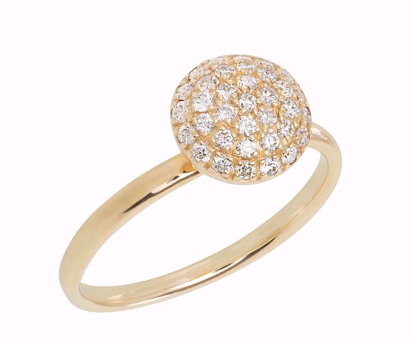 Heiring Warna Diamantring - 585 gult gull 0,35 ct. WVS