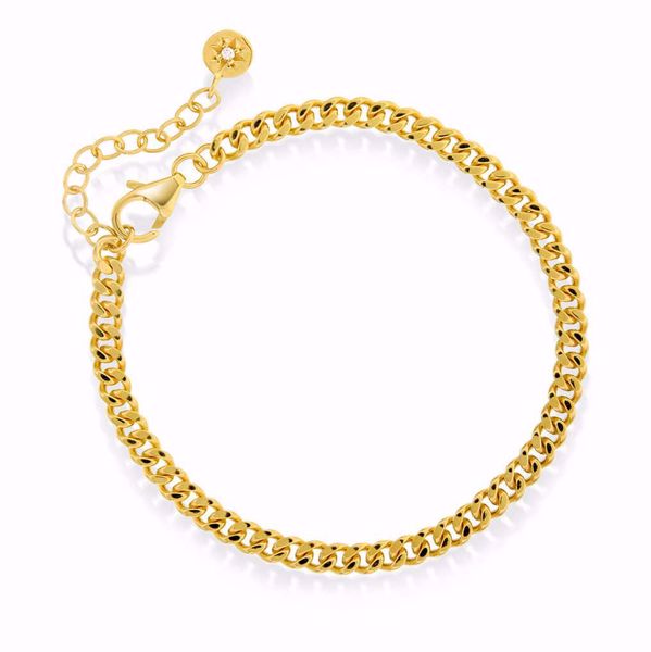 Bilde av JANNE FORMOE ARMBÅND I FORGYLT SØLV (38134)