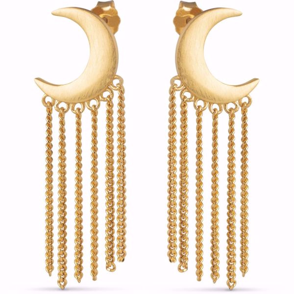 Bilde av Earring Midnight, forgylt 