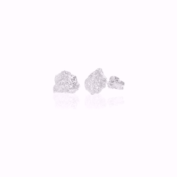 Bilde av GRIT EROSION SILVER EARSTUDS (3873S)