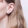 Bilde av GRIT EROSION SILVER EARSTUDS (3873S)