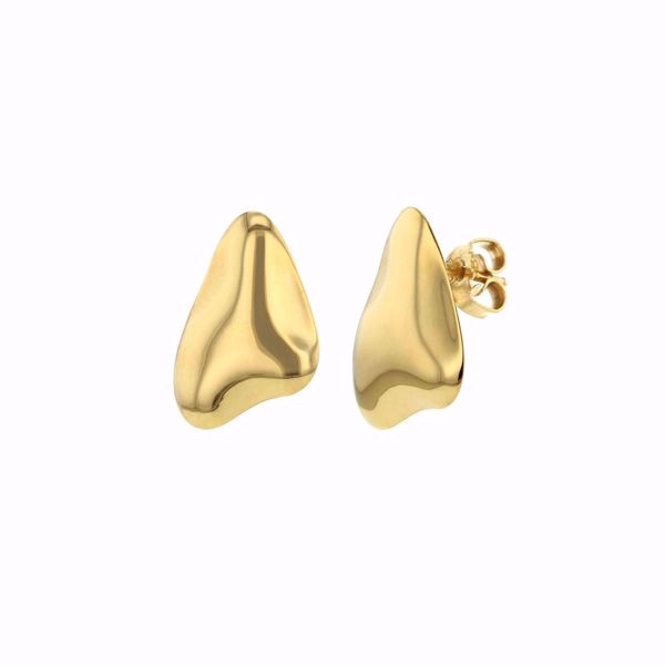 Bilde av PEBBLE BEACH TREASURE GOLDPLATED EARSTUDS (3900G)