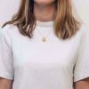 Bilde av SEASHELL CONCH GOLDPLATED NECKLACE 45 CM