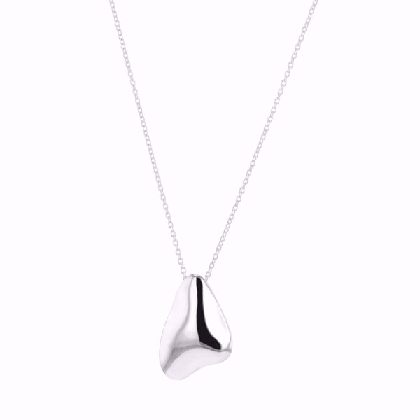 Bilde av 4900S50 PEBBLE, BEACH TREASURE SMALL SILVER NECKLACE