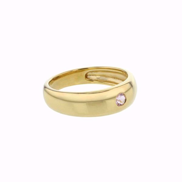 Bilde av ELEMENTS CLASSICAL PERSPECTIVE RING GOLDPLATED 