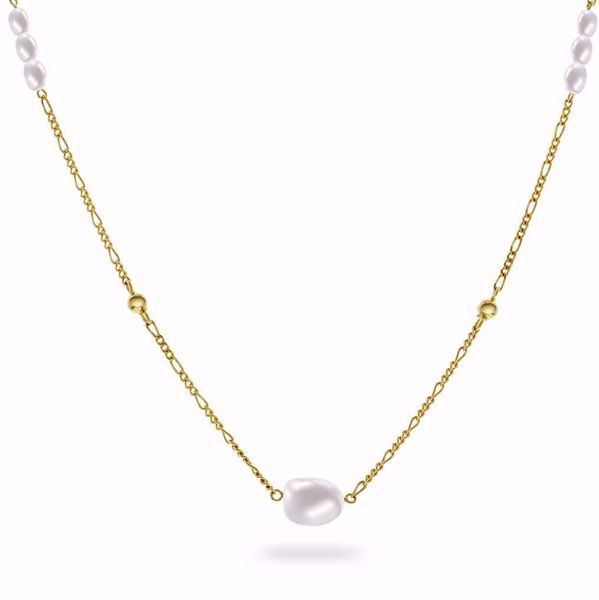 Bilde av JANNE FORMOE SMYKKE I SØLV MED PERLE (38217)