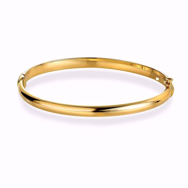 Bilde av 38195 ARMRING I SØLV - FORGYLT D:60 MM B:5 MM