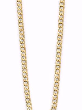 Bilde av PANSER FORGYLT KJEDE 1,3 MM 45 CM (233245)