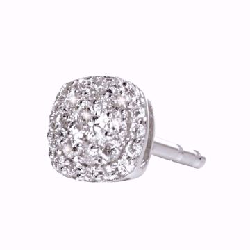 Juliet Diamantøredobber - 585 hvitt gull 0,25 ct. TWSI.