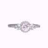 Primrose Diamantring - 585 hvitt gull 0,674 ct. WSI