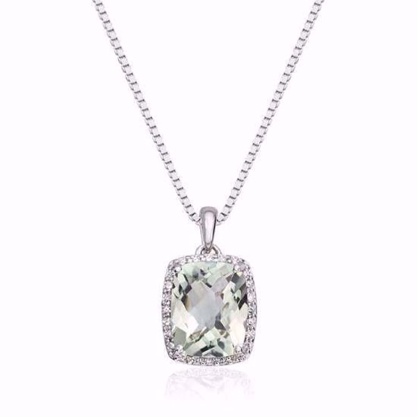 Bilde av ANHENG MINT QUARTZ MED DIAMANTER 0,09CT WSI HV 585 (27242)