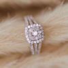 EC 1914 Diamantring - 585 hvitt gull 0,90 ct. WSI