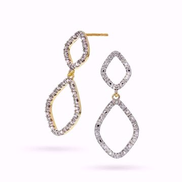 EC 1914 Diamantøredobber - 585 hvitt gull 0,084 ct. WSI