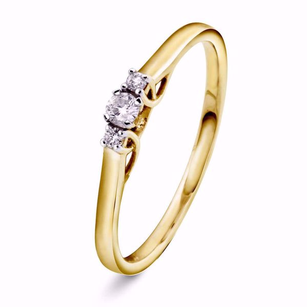 Bilde av EMMA RING I GULL MED DIAMANTER 0,08 CT WP (56796.54)