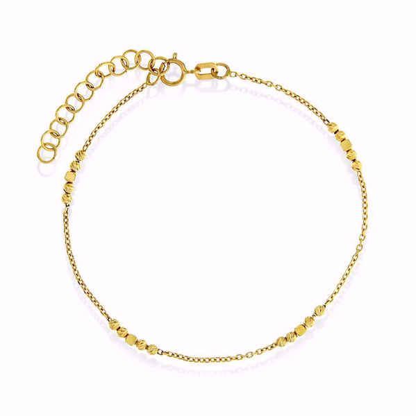 Bilde av ARMBÅND I GULL MED KULER (59239)