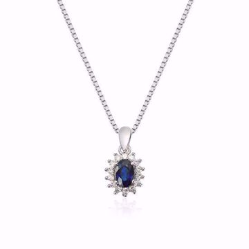 Bilde av ANHENG ROSETT 0,14CT WSI SAFIR HV 585 (27224)