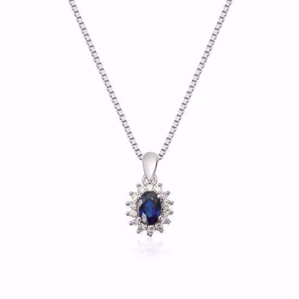 Bilde av ANHENG ROSETT 0,14CT WSI SAFIR HV 585 (27224)