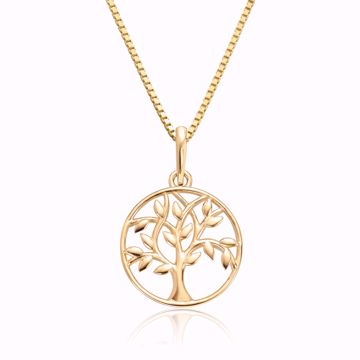 Gullanheng Livets Tre - 585 gult gull.