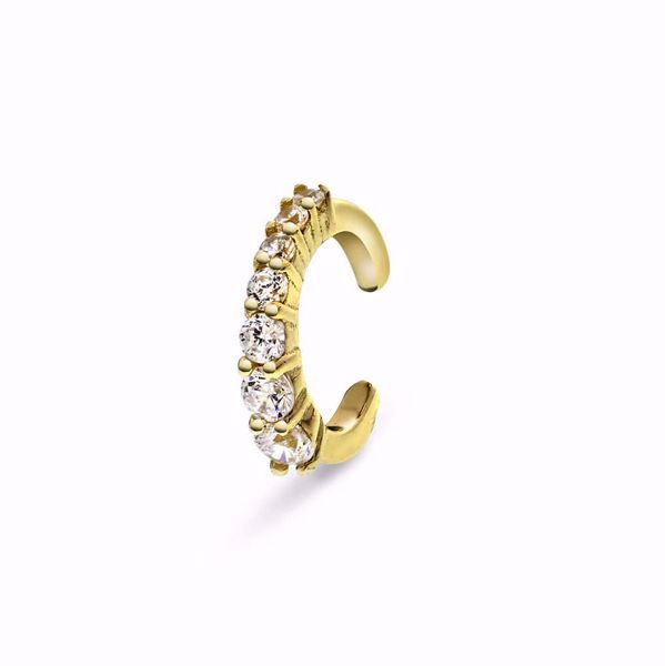 Bilde av 38249 EAR CUFF I SØLV MED ZIRKONIA