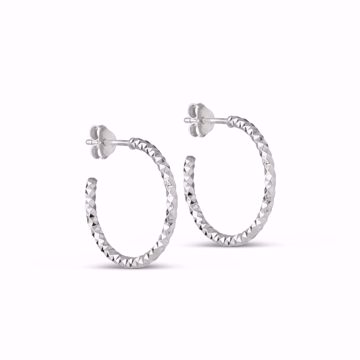 Bilde av Hoops Diamond Cut Small - Silver