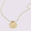 Bilde av FACES EQUAL NECKLACE GOLD PLATED SILVER 