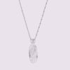 Bilde av FACES EQUAL NECKLACE SILVER