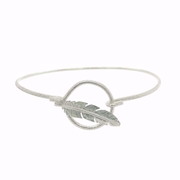 Bilde av Bangle - Feather & Dreamcather Silver