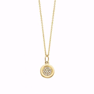 Bilde av Gaia Pendant 0,06 ct W/VS 585 gult gull