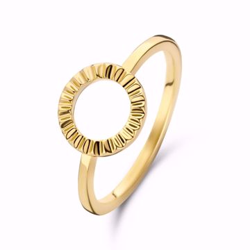 Bilde av Gold Peak Ring Large, 585 gult gull