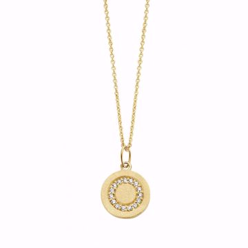 Bilde av Iris Pendant 585 gult gull 0,075 ct W/VS