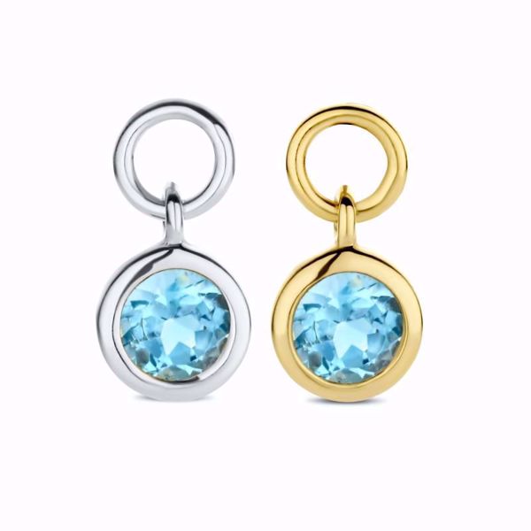 Bilde av Swiss Blue Drop 14K (pris pr. stk.)