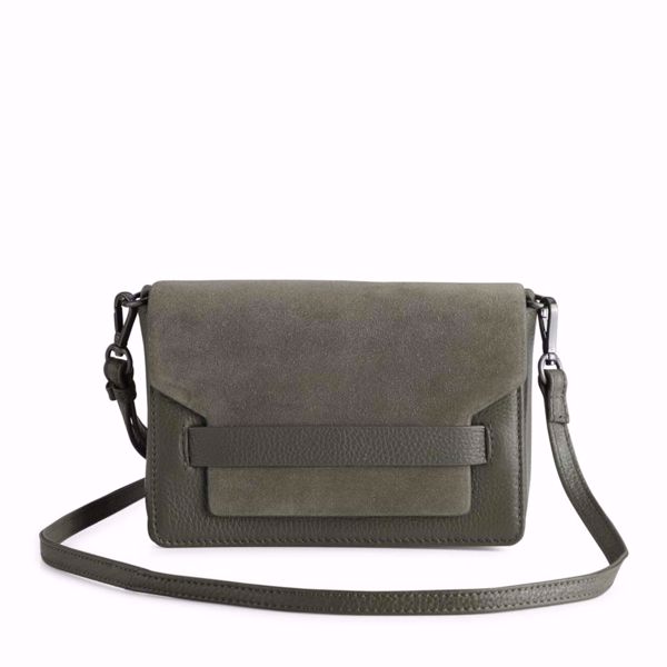 Bilde av Vanya MBG Crossbody Bag - Suede Army