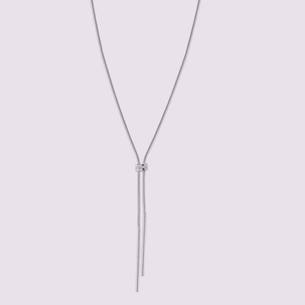 Bilde av BRUSH SURFACE NECKLACE (0141S45)