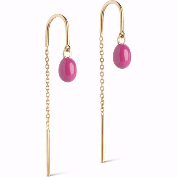 Bilde av Earring Eleanor - Fuchsia Pink