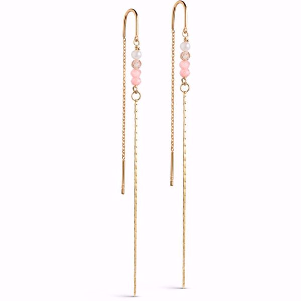 Bilde av Earring Rosa - Light Pink, Peach and Pearl