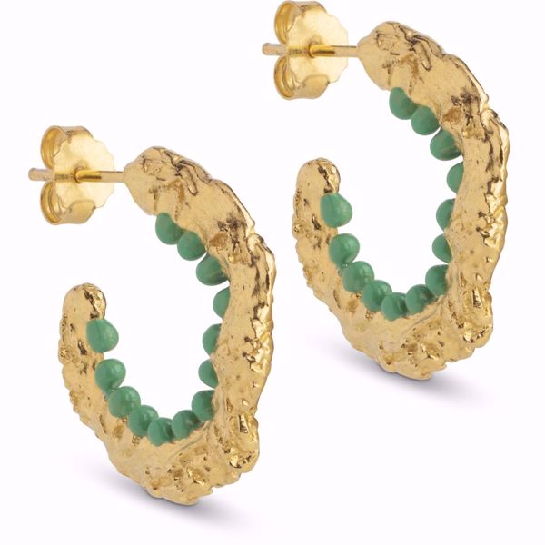 Bilde av Hoops Enora Grass Green Goldplated