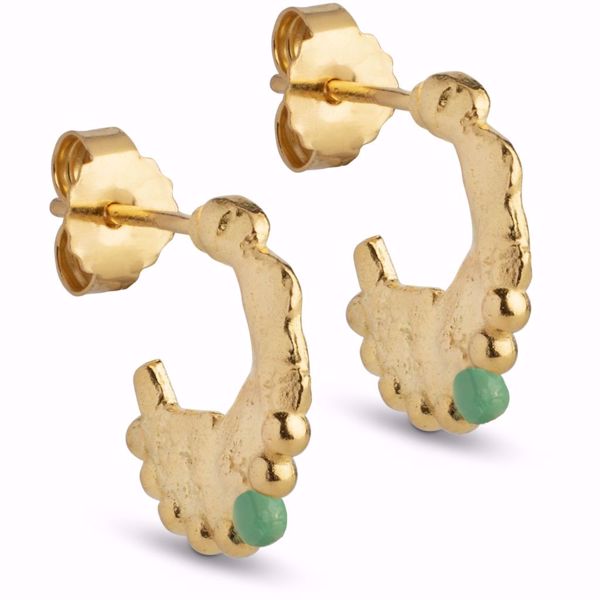 Bilde av Hoops Felie Grass Green Goldplated