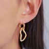 Bilde av Hoops Violet Goldplated