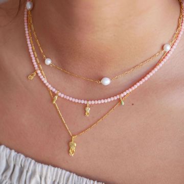 Bilde av Necklace Bahama Coral Goldplated