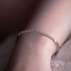 Armring - 585 hvitt gull med diamanter 0,50 ct. WSI