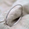 Armring - 585 hvitt gull med diamanter 0,50 ct. WSI